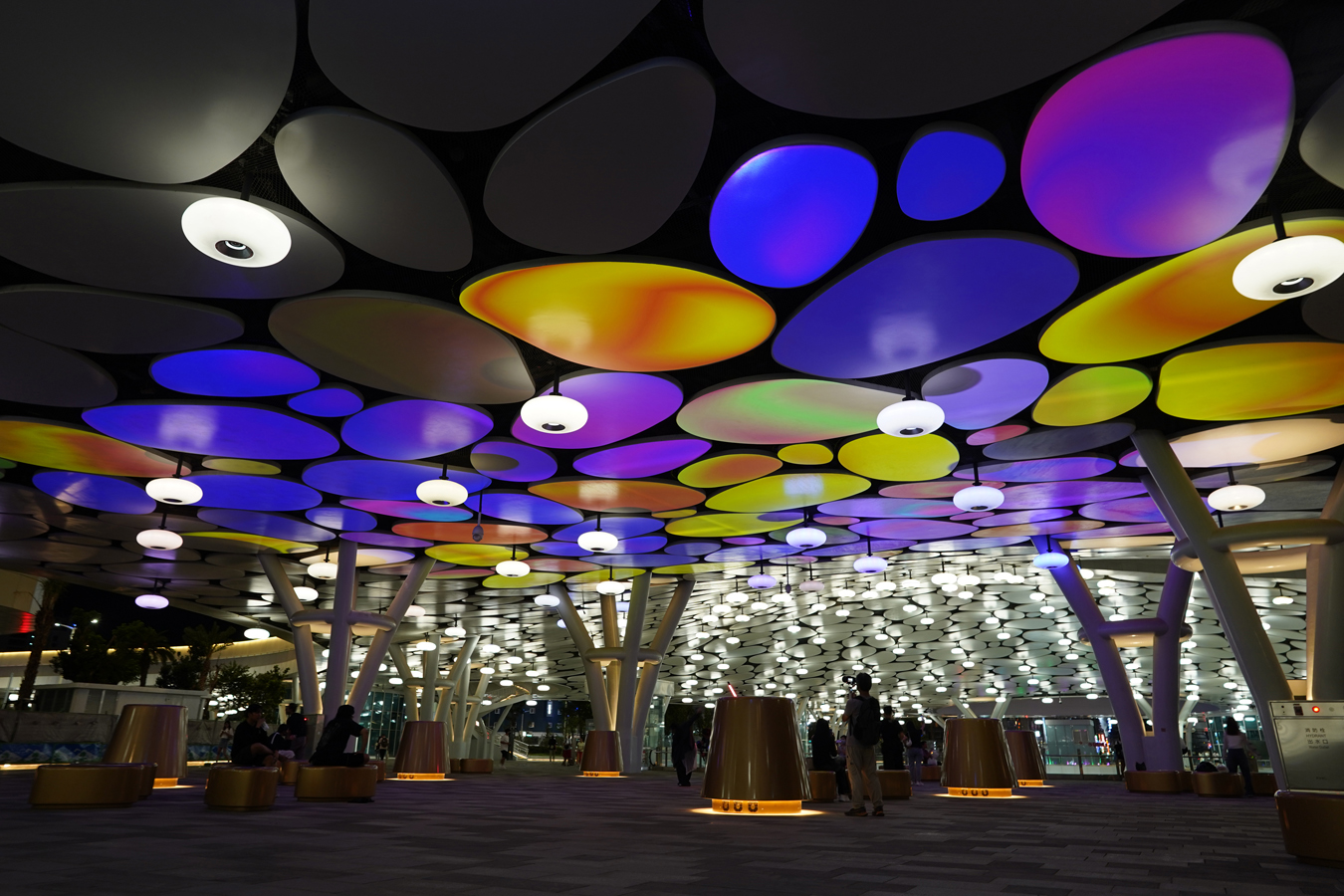 鐵路地下化高雄車站天棚 (拱頂桁架) 照明工程